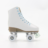 Traditioneller einstellbarer Quad Roller Skate weiße Farbe